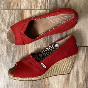 Toms | Red Espadrilles
